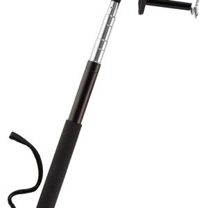 Qdos selfie stick + declench. bluetooth rosa